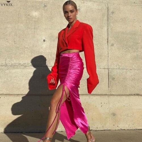 Vykix Womens Autumn Skirts