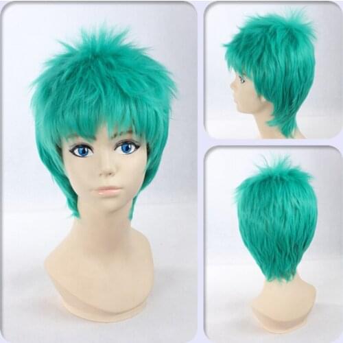 1pcs Anime ONE PIECE Roronoa Zoro Short Wig Halloween Party Cosplay Costume Decor Prop Synthetic Hair for Men Boy Gift