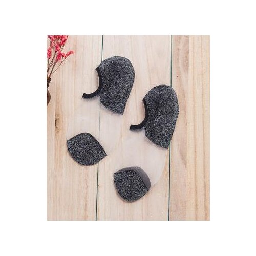 100pairs/lot fedex fast woman patchwork glitter short glass socks lady casual glitter glass sock slipper