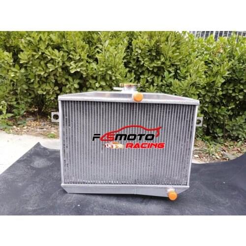 4 Row Aluminum Radiator for 59 60 61 62 63 64 65 66 67 68 69 70 Volvo Amazon P1800 W/B18 B20 GT M/T