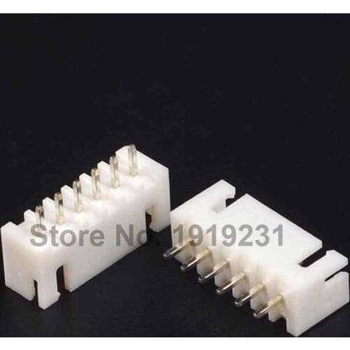 50PCS XH2.54-6P 6A Straight Pin 2.54mm XH-6P Connector Terminals