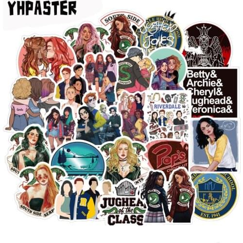 10/30/50Pcs Riverdale Tv Show Stickers For Motorcycle Laptop Skateboard Mobile Phone Guitar DIY Manual Album Waterproof Sticker