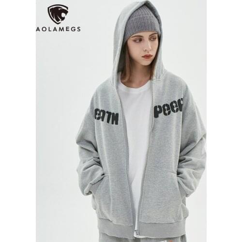 Aolamegs Men's Zip Hoodies China