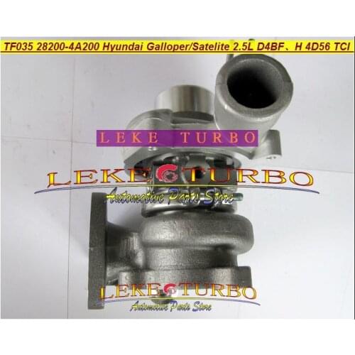 Free Ship TF035 49135-02110 49135-04020 28200-4A200 28200 4A200 Turbo For HYUNDAI Gallopper For Mitsubishi Pajero L200 4D56 2.5