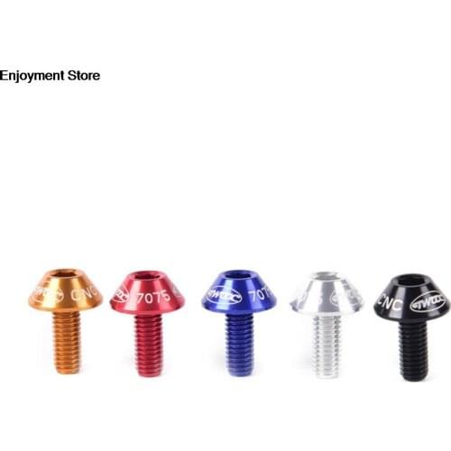 1pc Bicycle Water Bottle Cage Holder Screw Bolts Durable Colorful Bike Accessory