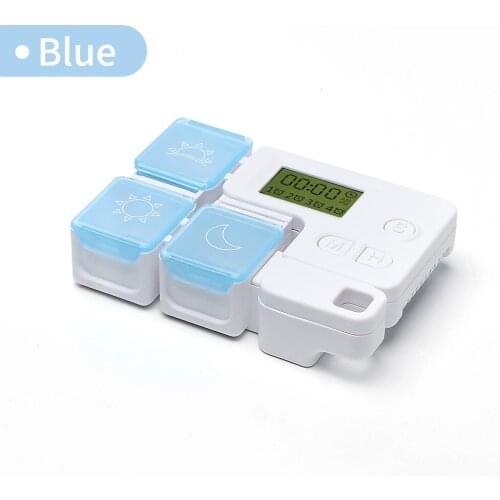 GREENWON Portable pill box timer gift for older person