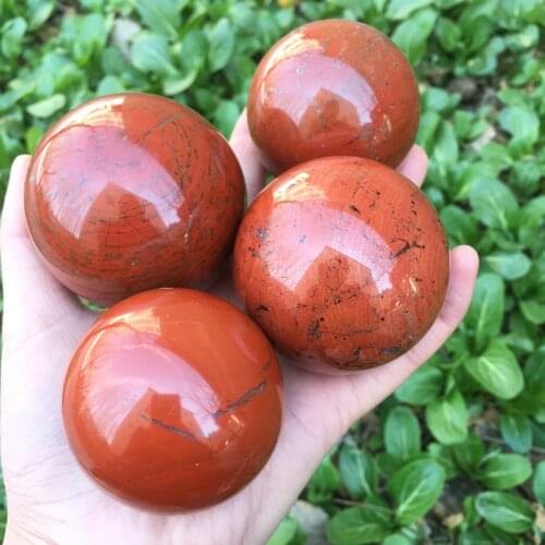 Red Jasper Ball Natural Stones Quartz Crystals Healing Gemstones Sphere Reiki Feng Shui Decoration