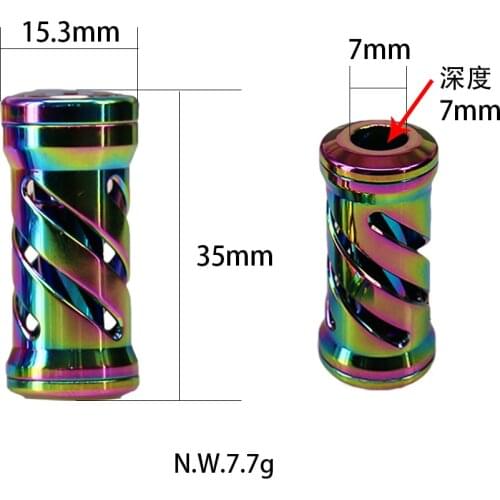 Metal Colorful Knob Holding Grip Pills 35mm 7.7g Handle for Bait Casting Reels