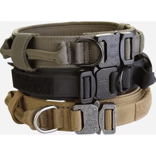 Fashion Nylon Dog Collar Military Comfortably and Durable Necklace for Medium and Big Dog Pet Supplies Accessories