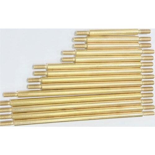 Brass Chassis Lever Set Metal Rod for TRX6 G63 RC Car Upgrade Kits