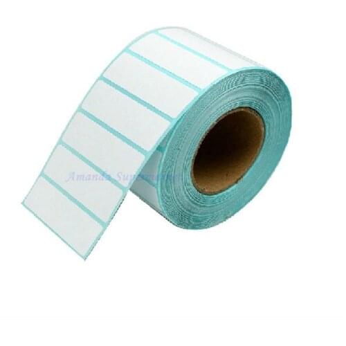 Sticker 55*15mm 2200 Pcs / Roll Thermal Label For Supermarket Label Logistics Label Barcode Label High Quality