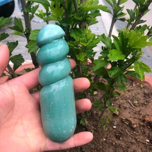 Natural dongling jade massagem vara