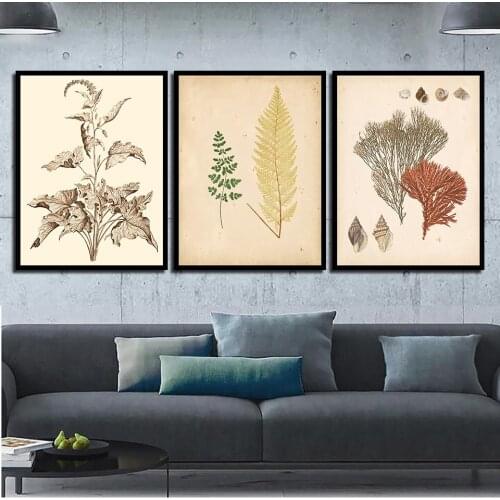 Autumn Grain Ear Yellow Leaf Nordic Simple Style Home Decor Painting Canvas Prints Poster Modern Space Art Wall Picture For Room