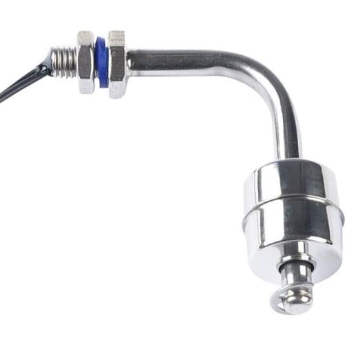 90 Degree Elbow Stainless Steel 304 Float Switch Liquid Water Level Sensor Miniature Internal Side Mount Float Switch 110V 220V