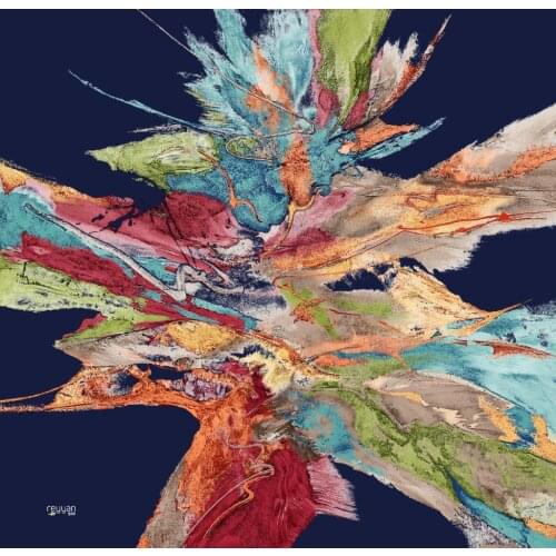 REYYAN SILK TEXTURED OYALIK WRITING PATTERN-14651-RENK-18