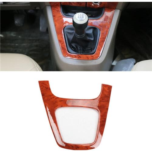 1PCS Manual gearCar Gear Shift Knob Frame Cover Trim Moldings Car Styling Auto Accessories For Hyundai Tucson 2006-2009