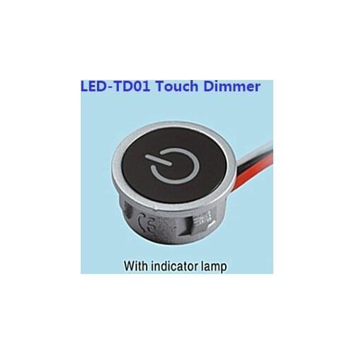 2Pcs 12V Touch LED Dimmer Touch Memory Continuous Dimmer For LED Lighting Input 8Vdc~24V DC Constant Current Max. 700mA 2018 New