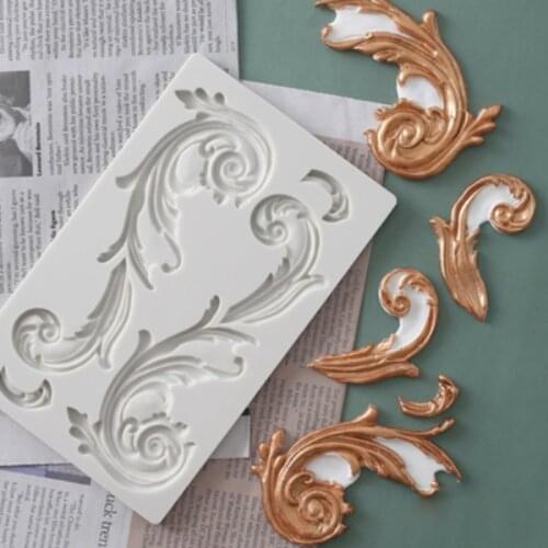 Embossed Pattern Molds Fondant Cakes Decorating Tools Silicone Molds Sugarcraft Chocolate Baking Tools For Cakes Gumpaste Form