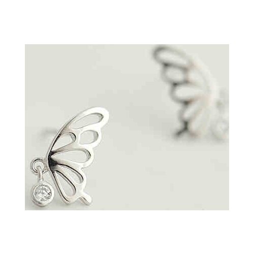 REETI 925 sterling silver butterfly Stud Earrings for Women Elegant Wedding Jewelry pendientes mujer moda 2019 Brincos
