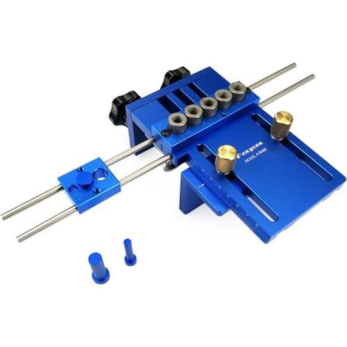 08400 Round Dowel Hole Puncher 3 In 1 Positioner Opener For Carpenter WoodWorking Hardware Tools On Sale