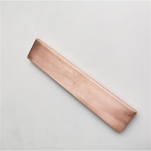 1stick Sale 99.6% T2 Purple Coppe Row 10*40*200mm Copper Stick T2 Copper Bar Copper Billet TMY