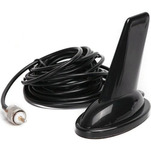 Shark Fin Dual Band VHF UHF Antenna for QYT Kenwood TYT YAESU Car Mobile Radio