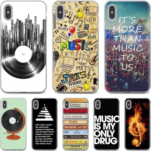 Musical NOTES MUSIC IS LIFE For Xiaomi Mi 5X 6X Mix 1 2 2S 3 Mi5 Mi5S Mi6 Mi3 Mi4 poco X3 nfc F2 Pro M3 Accessories Phone Cases