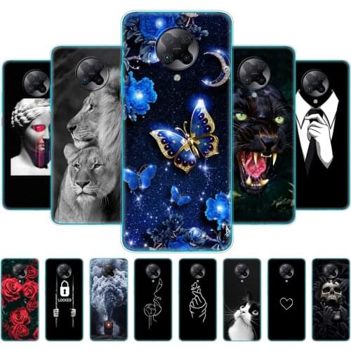 For Xiaomi POCO F2 Pro Case 6.67" Soft Silicon Tpu Cover For Xiaomi POCO F2Pro Phone Back Shell POCO F2 Pro Bumper Funda cat
