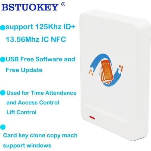 RFID Copier Duplicator 125KHz Key NFC Smart Card Reader Writer 13.56MHz Encrypted Programmer USB UID T5577 EM4305 Card Clone
