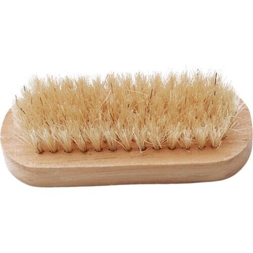 Two-sided Hand And Nail Brush With Bristles Manicure Pedicure Scrubbing Nail Bath Brush Fingernail Hand Foot Brush Ic976394