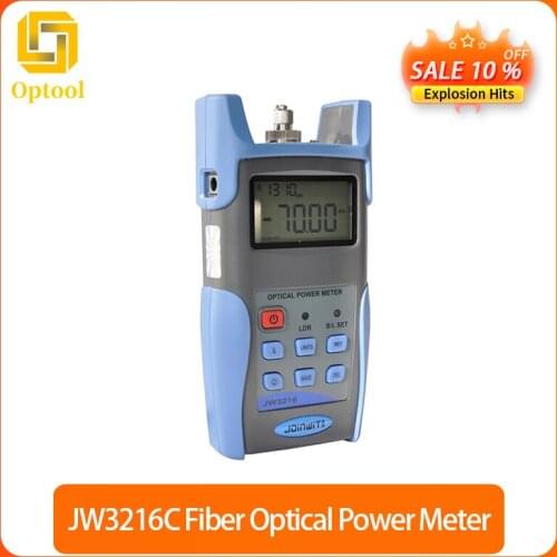 Joinwit JW3216C/A Fiber Optical Power Meter with USB and Data Storage Function Network cable test fiber optic tester ftth opm