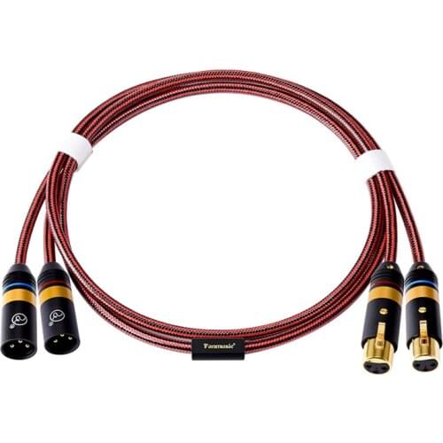 Fanmusic ZY Cable ZY-393 2XLR-F to 2XLR-M Balanced Signal Line Advanced Edition Cable