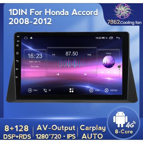 MEKEDE API29 6G 128GB Car Dvd Audio Radio Navigation Gps For Honda Accord 8 2008 - 2013 with 4G LTE BT5.0 DSP carplay+Auto