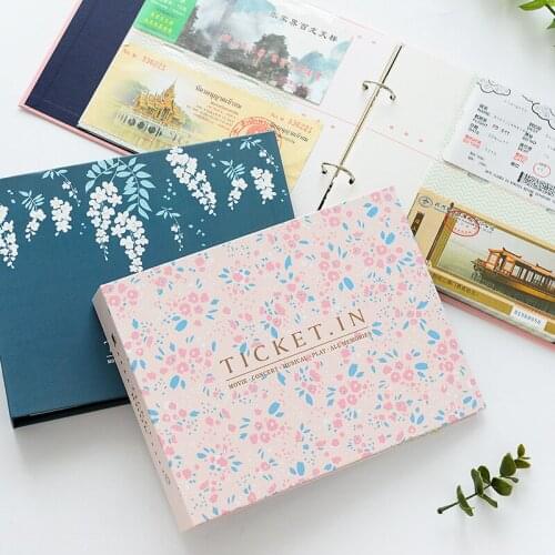 DIY Insert Album Concert Tickets Paper Money Collection Book Paper Interleaf Movie Tickets Collection Handmades crapbook Album