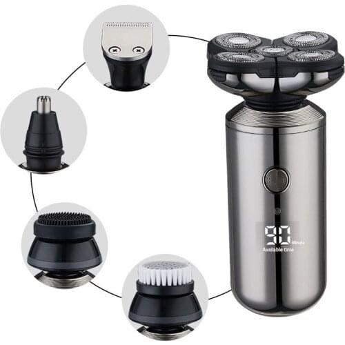 Multifunctional Grooming Kit Electric Shaver For Men Electric Razor Rechargeable 5 Head Shaving Machine