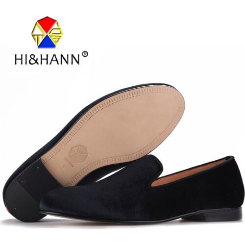2017 Handmade men velvet loafers with Genuine Leather insole and bottom luxurious Party and Wedding men dress shoes male flats
