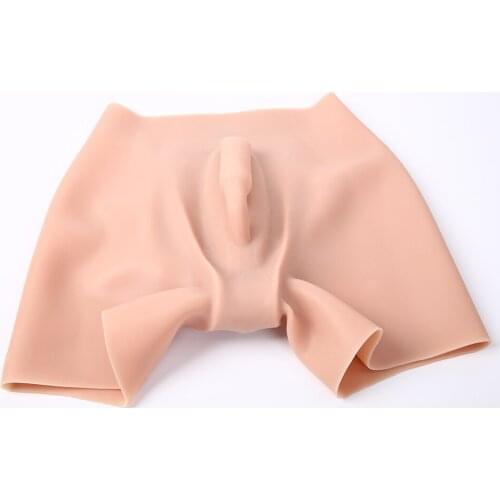 Underwear Transvestiten Cosplay Panty Crossdresser TV Vagina CD Silicone transgender drag queen накладная грудь shemale