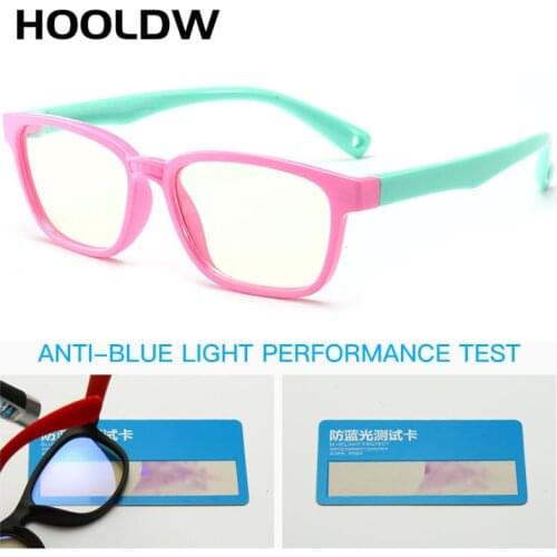 WarBLade Anti blue Light Kids Glasses Children Silicone Optical Frame Eyeware Boy Girls Computer Transparent Blocking Eyeglasses