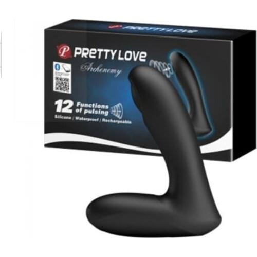 New 12-frequency Silicone Male Prostate Massage Vibrator Anal Sex Toys For Men Pulsing App Remote Control Butt Plug Masturbator