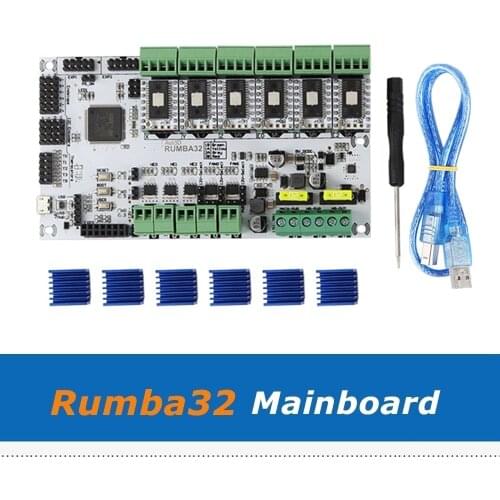 DIY Rumba32 Rumba 32 Control Board + 6pcs SD6128 Driver Module Compatible with Marlin 2.0 32Bit For 3D Printer Parts