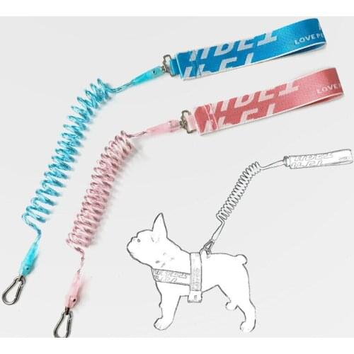 Retractable Dog Leash with Bold Wire and Reflective Strips for Teddy Corgi Small Medium Dog Dog Walking Belt Running Leash