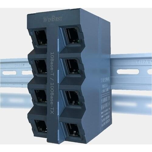 European style 8-port industrial switch