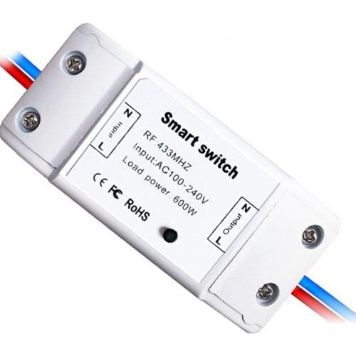 New 433 RF On-off Device Wireless Receiver Remote Control Smart Switch Timer Relay Phone Remote Control Smart Home Modification