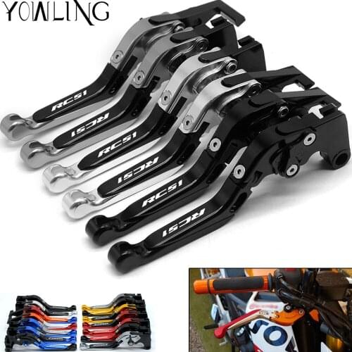 For Honda RC51 / RVT1000 SP-1/SP-2 2000-2006 Levers Motorcycle Clutch Brake Lever Adjustable Extendable Motorbike Clutch Levers