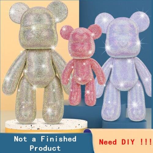 Decorations for Home Violent Bear Doll Ornaments Diamond Bear Valentines Day Present Girls' Hands Christmas Gifts Kawaii Desk