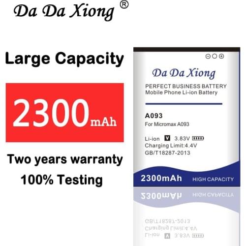2300mAh Micromax A093 Battery for Micromax A093 Mobile Phone battery