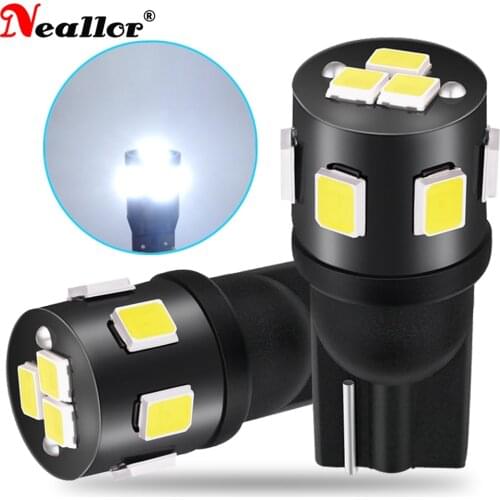 2X W5W T10 LED Light Bulbs Error Free For Audi BMW VW Mercedes Ford Car Interior Dome Reading Lamp Trunk Lamp Parking Lights 12V