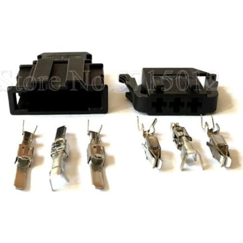 3 Hole 191 972 703 191 927 713 Auto Connector Automotive Oxygen Sensor Plug 191972713 For VW