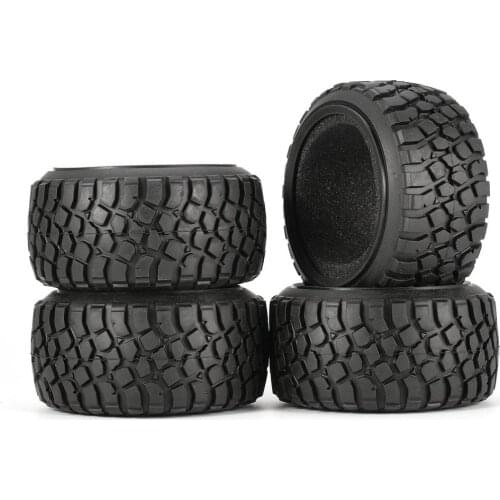 SURPASS HOBBY 4Pcs 4004 105mm Short Truck Tyre Skin for 1:10 RC Slash Remo 10SC Short Course Car