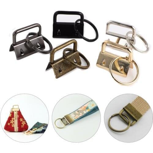Accessories For Handbags Metal Buckles 26mm keychain Split Ring For Wrist Clasp For Bag Cotton Tail Clip Sewing Accessories